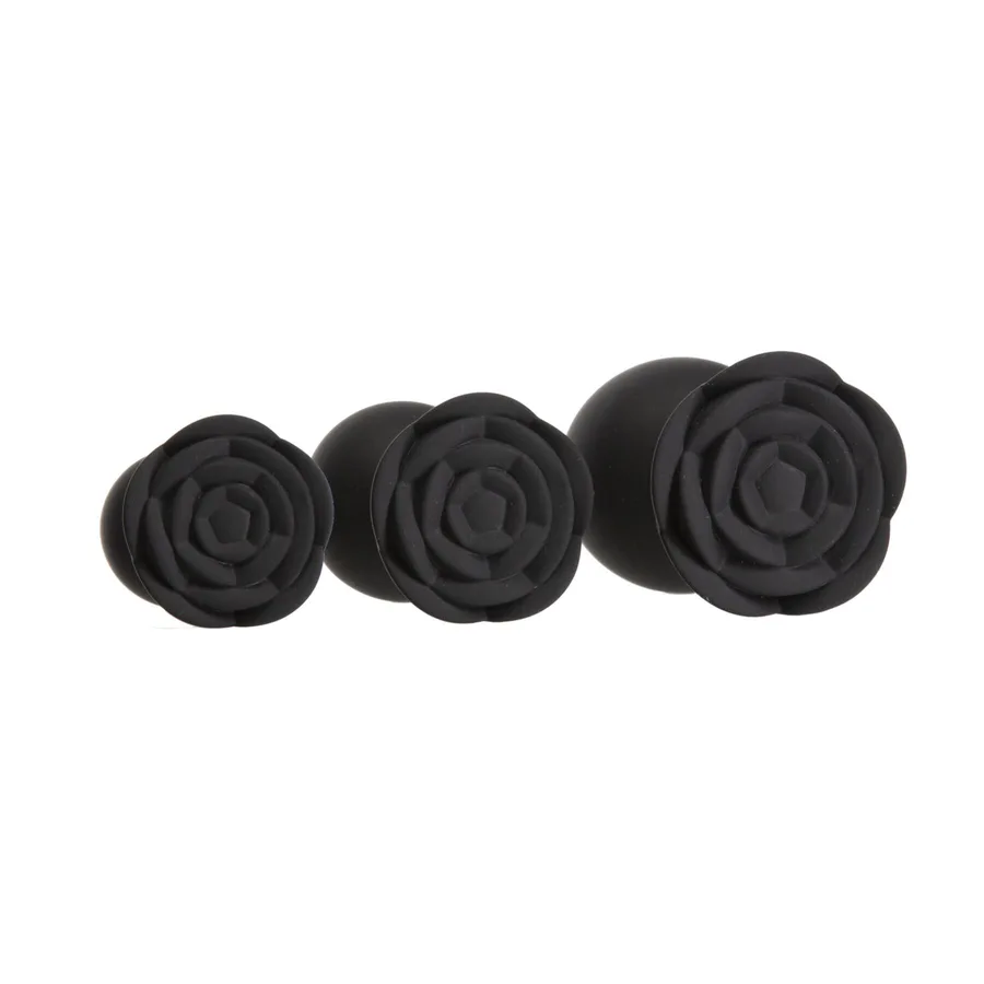 Набор силиконовых анальных пробок BMS Roses Til’ Dawn Silicone Anal Plug Kit (повреждена упаковка!!!)