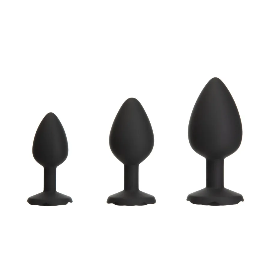 Набор силиконовых анальных пробок BMS Roses Til’ Dawn Silicone Anal Plug Kit (повреждена упаковка!!!)