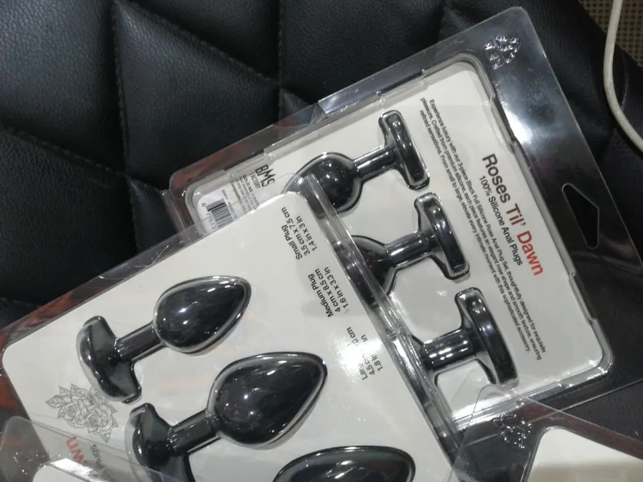 Набор силиконовых анальных пробок BMS Roses Til’ Dawn Silicone Anal Plug Kit (повреждена упаковка!!!)