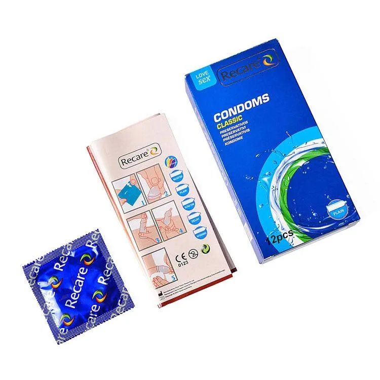 Презервативи Recare Classic Condoms 12 шт, класичні