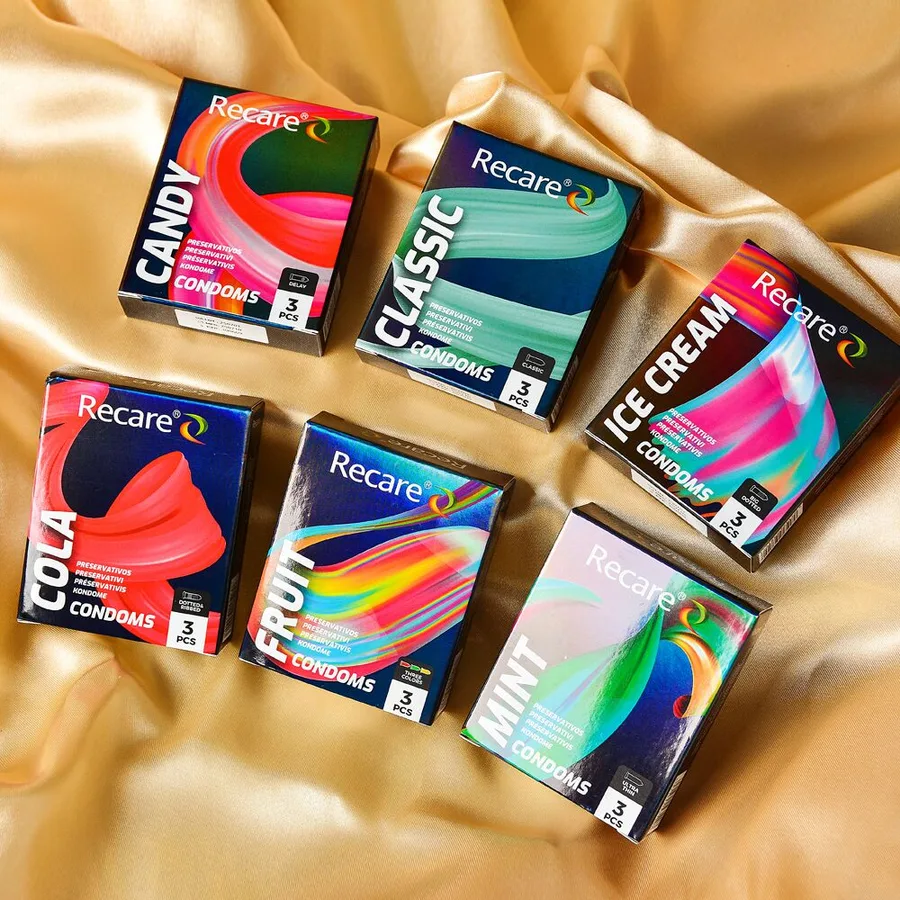 Презервативи Holographic Recare Classic Condoms 3 шт, класичні