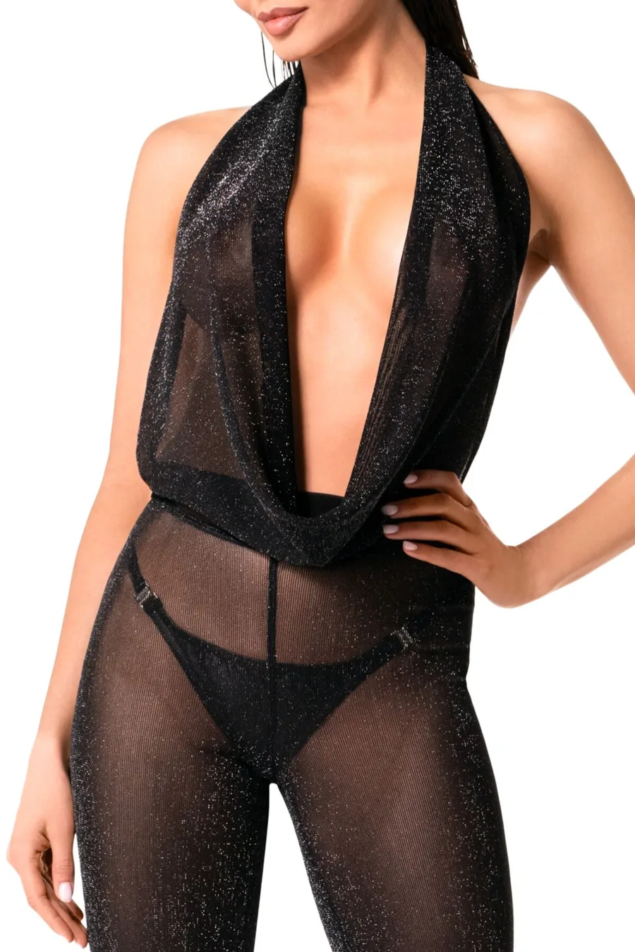 Комбінезон Noir Handmade F350 Shiny tulle overall - S