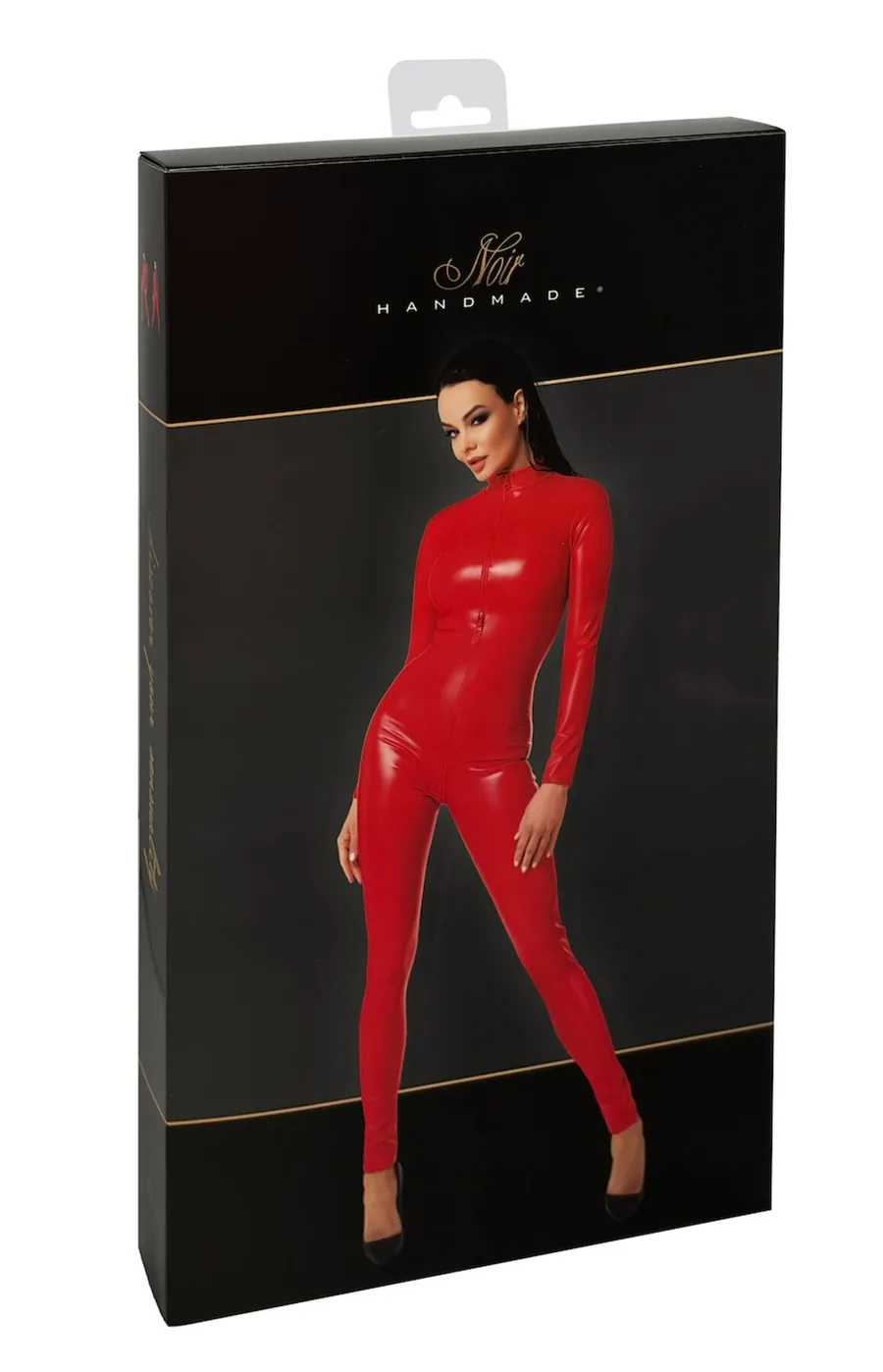 Комбінезон Noir Handmade F353 Red powerwetlook overall - M