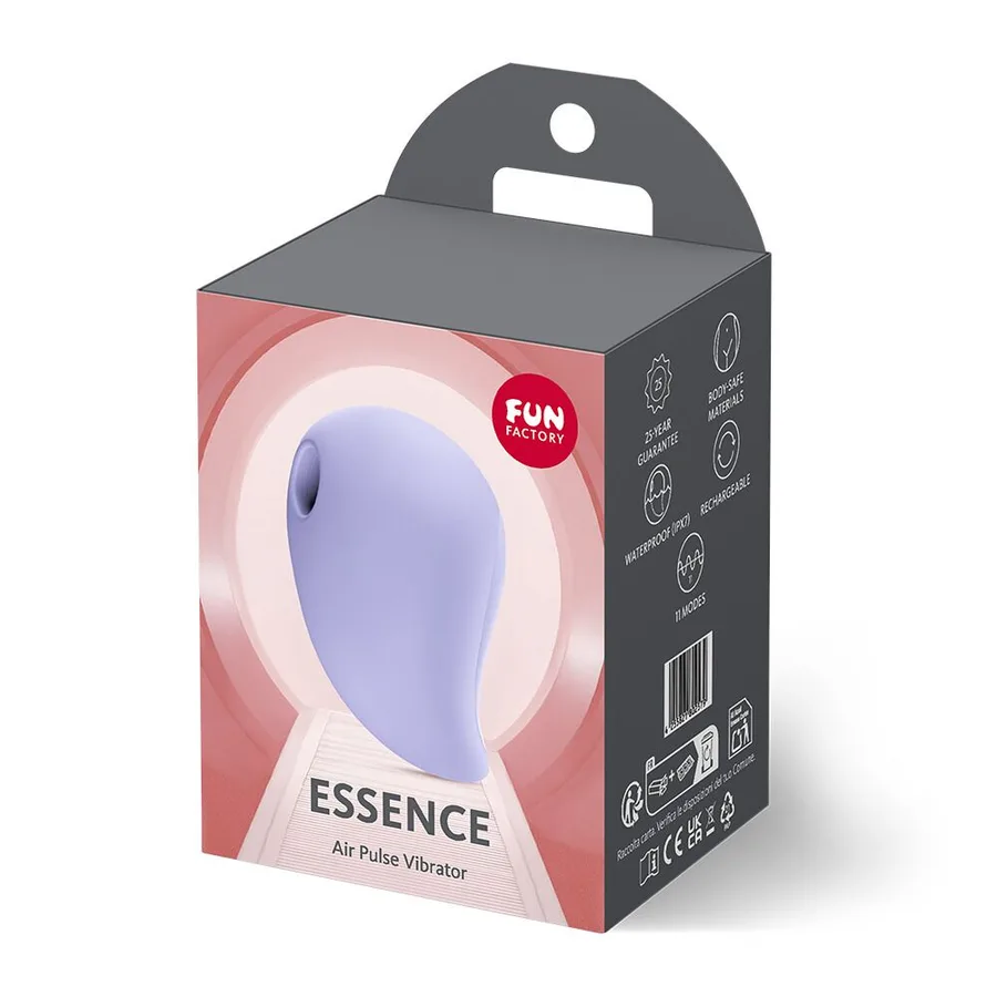 Вакуумний стимулятор Fun Factory Essence Purple, 11 режимів роботи, перезаряджуваний