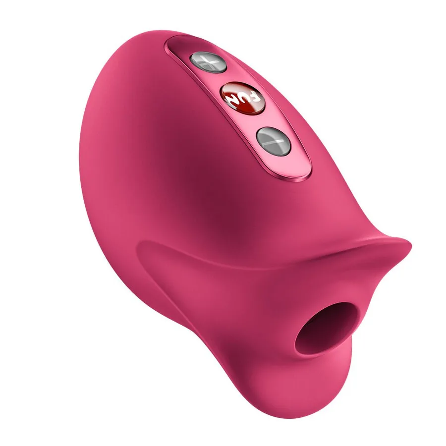 Вакуумный стимулятор Fun Factory Belle Raspberry, 11 режимов работы, перезаряжаемый