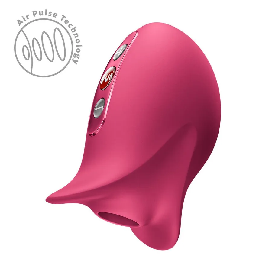 Вакуумный стимулятор Fun Factory Belle Raspberry, 11 режимов работы, перезаряжаемый