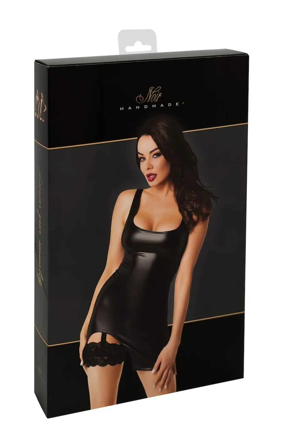 Сукня Noir Handmade F344 Powerwetlook dress with garter - L