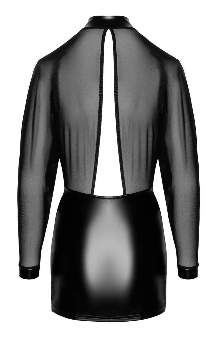 Сукня Noir Handmade F348 Powerwetlook and tulle dress - XXL
