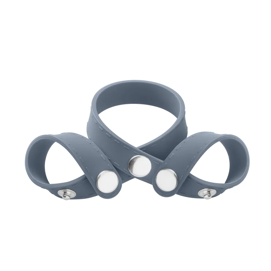 Ерекційне кільце з роздільником мошонки Boners 8-Style Ball Splitter