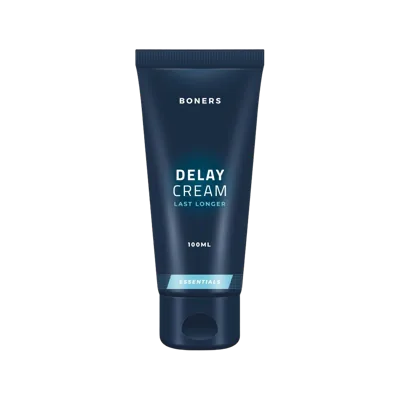 Крем-пролонгатор Boners Delay Cream 100 мл, легкий анестетик лаурет-9 + м’ята