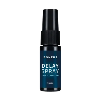 Спрей-пролонгатор Boners Delay Spray 15 мл, легкий анестетик лаурет-9 + метил лактат