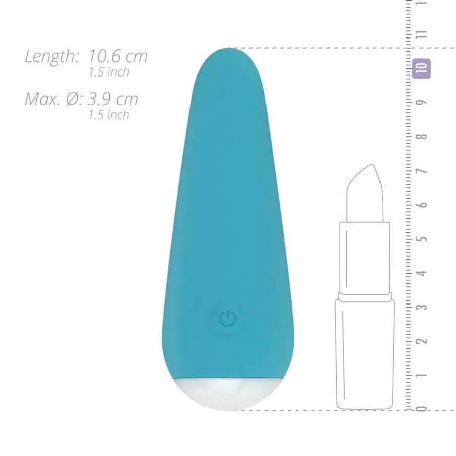 Мінівібратор Cala Azul – Julia Mini Vibrator, дуже ніжний, 10 режимів