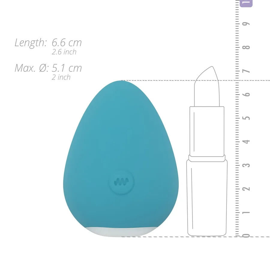 Вибратор для клитора Cala Azul – Carla Clitoris Stimulator, компактный, 10 режимов