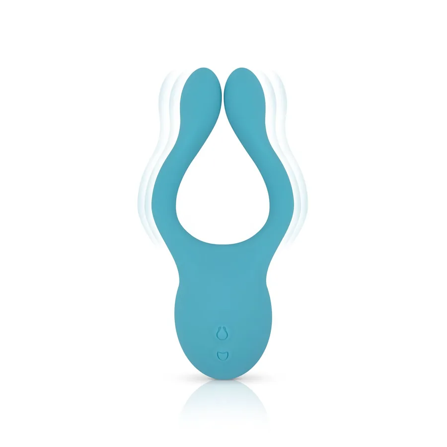 Универсальный вибратор для пар Cala Azul – Dani Couples Toy, 10 режимов