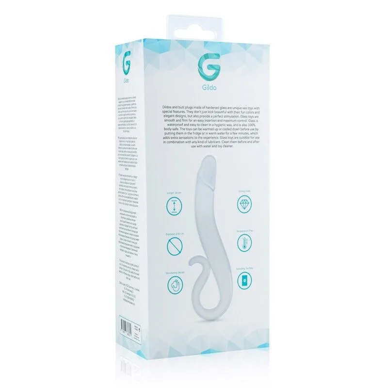 Скляний дилдо Gildo Glass Dildo No. 21, реалістична головка