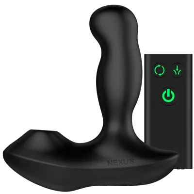 Масажер простати Nexus Revo Air з вакуумним стимулятором промежини та головкою, що обертається