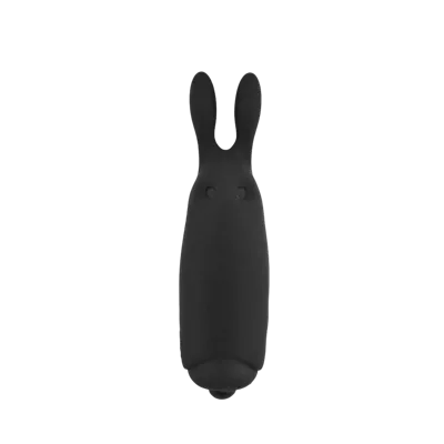 Віброкуля Adrien Lastic Pocket Vibe Rabbit Black зі стимулювальними вушками