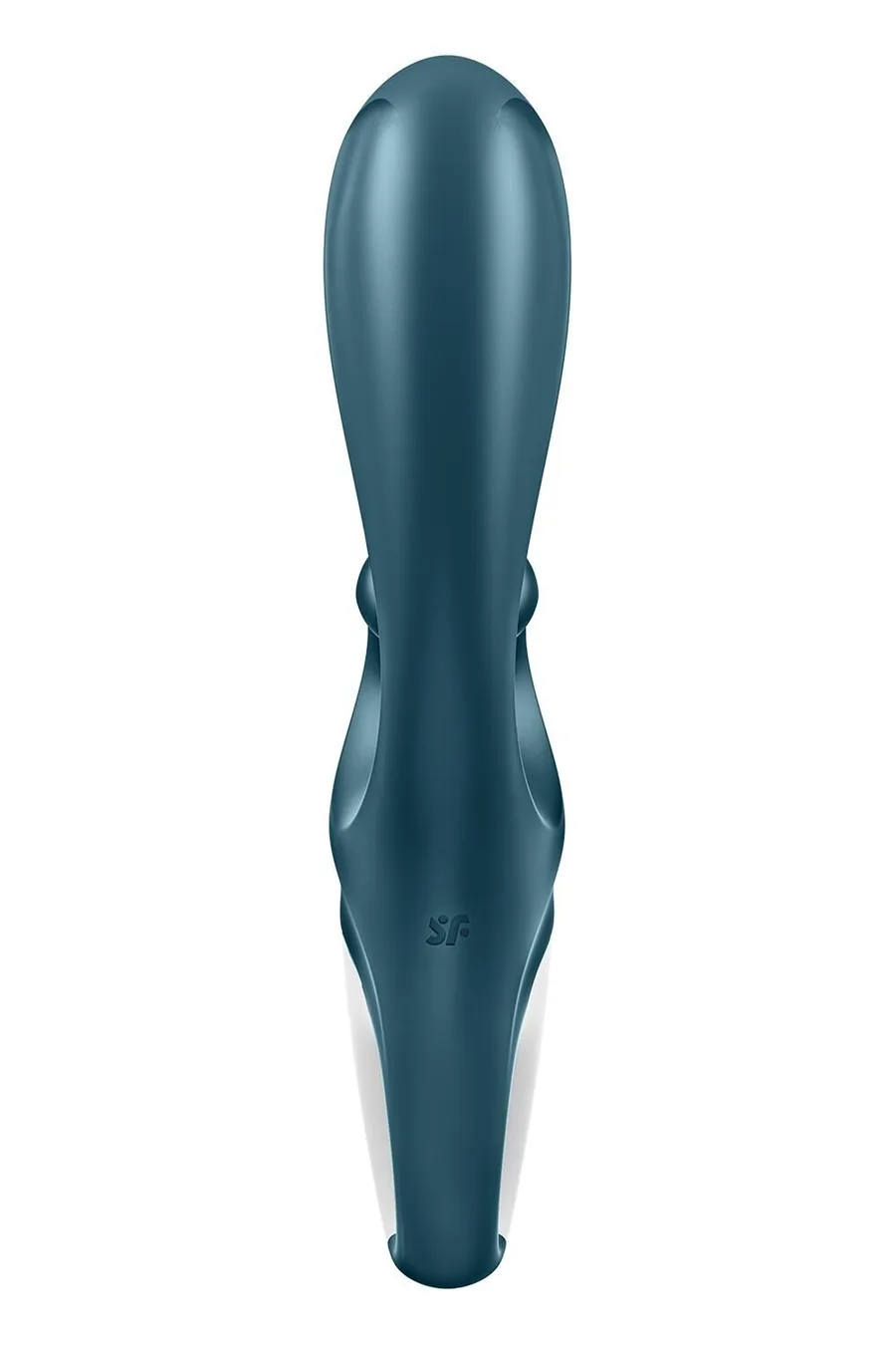 Смарт вібратор-кролик Satisfyer Hug Me Bluegrey, 2 мотори, діаметр 4,2см, широка кліторальна частина