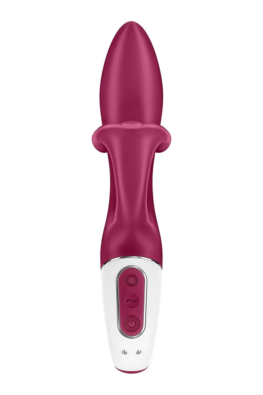 Вибратор кролик с тройным отростком Satisfyer Embrace me Berry, 2 мотора, диаметр 3,6 см