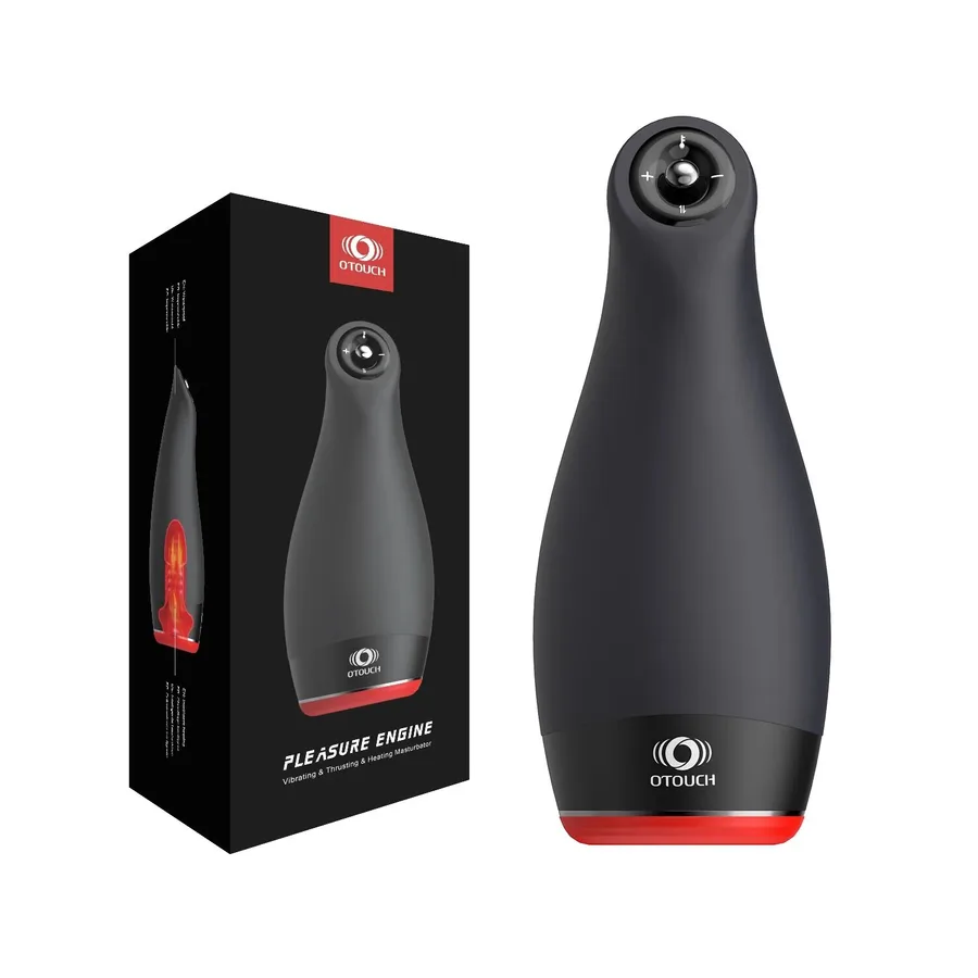 Мастурбатор Otouch Pleasure Engine, 7 режимів вібрації, 5 режимів фрикцій, підігрів, джойстик