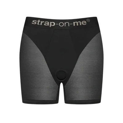 Шорти з фіксацією ділдо Strap-On-Me Harness Lingerie Halo - XS - Black