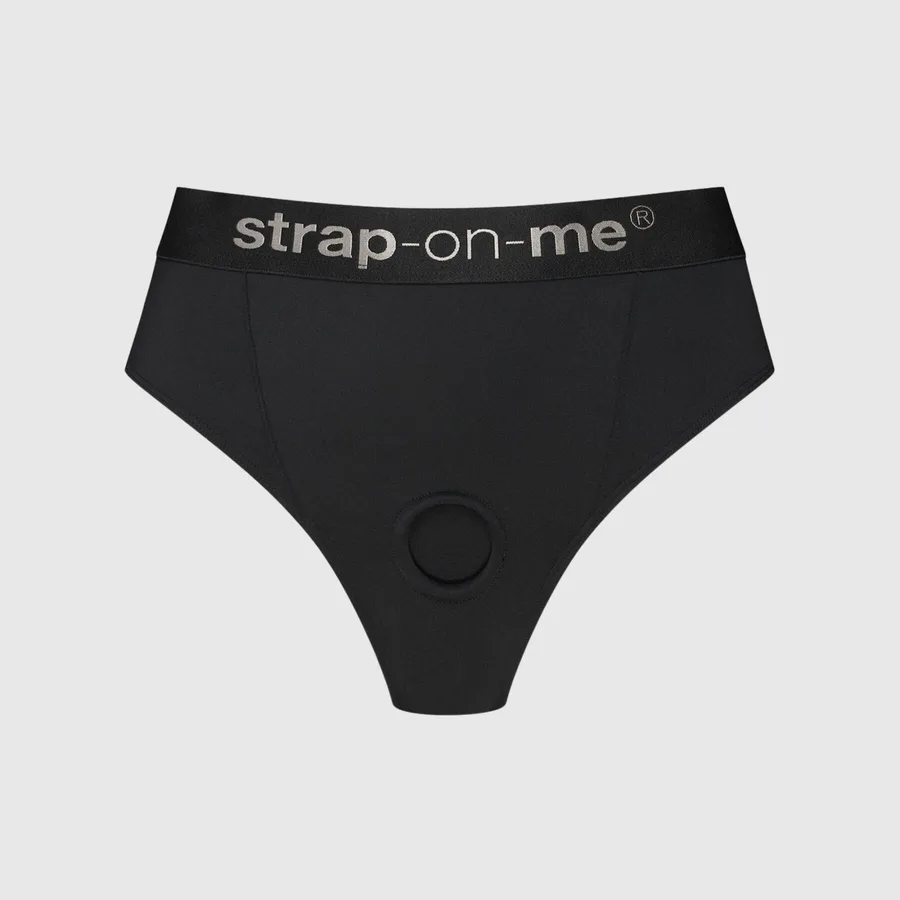 Трусики с фиксацией дилдо Strap-On-Me Harness Lingerie Idole - M - Black