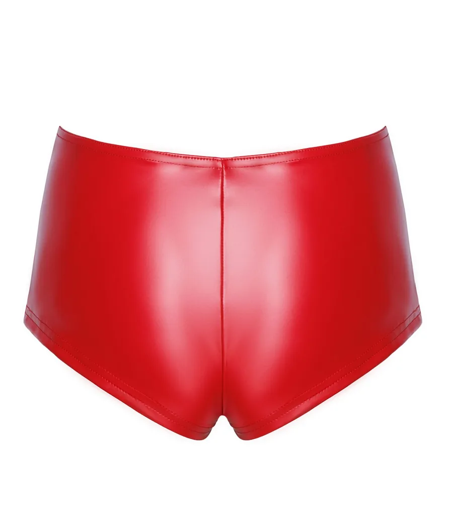 Шорти Noir Handmade F356 Red powerwetlook shorts - XL