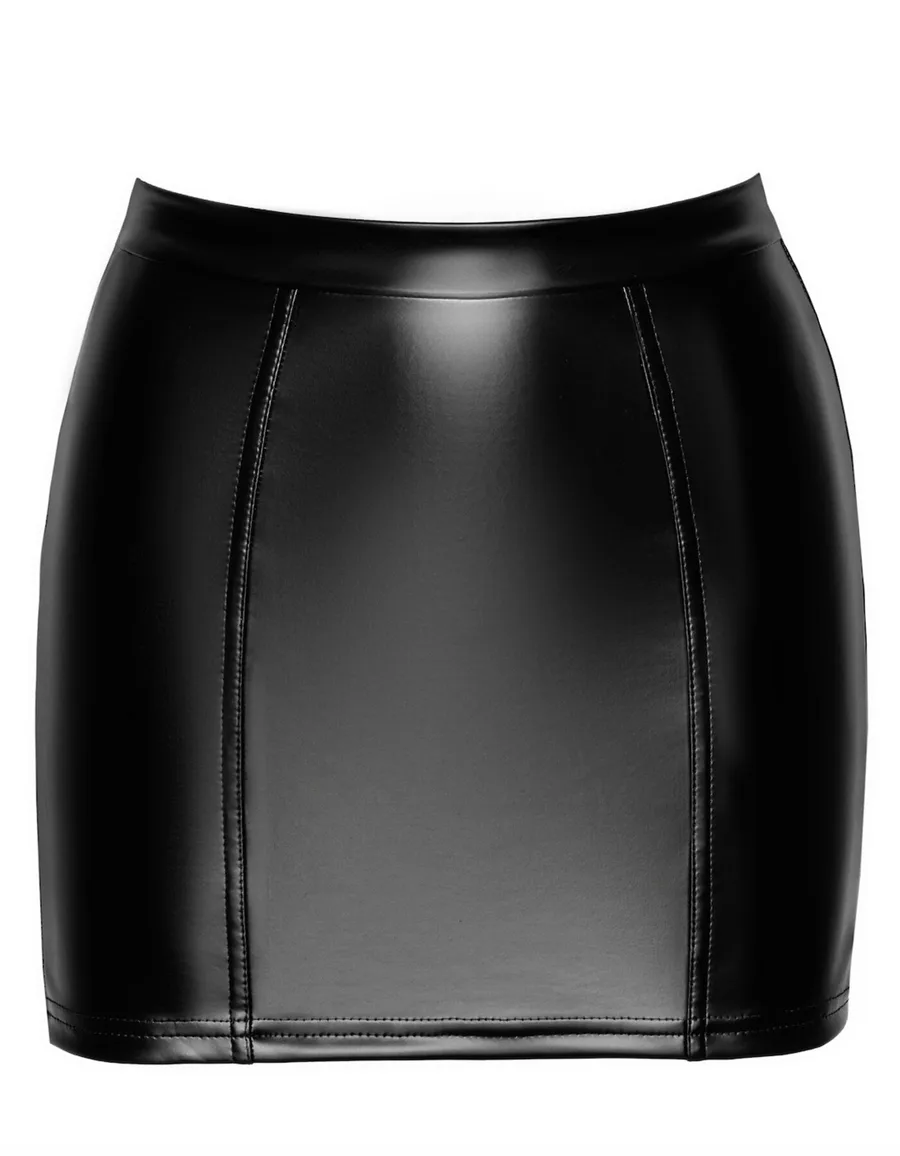 Спідниця Noir Handmade F341 Powerwetlook and lace skirt - S