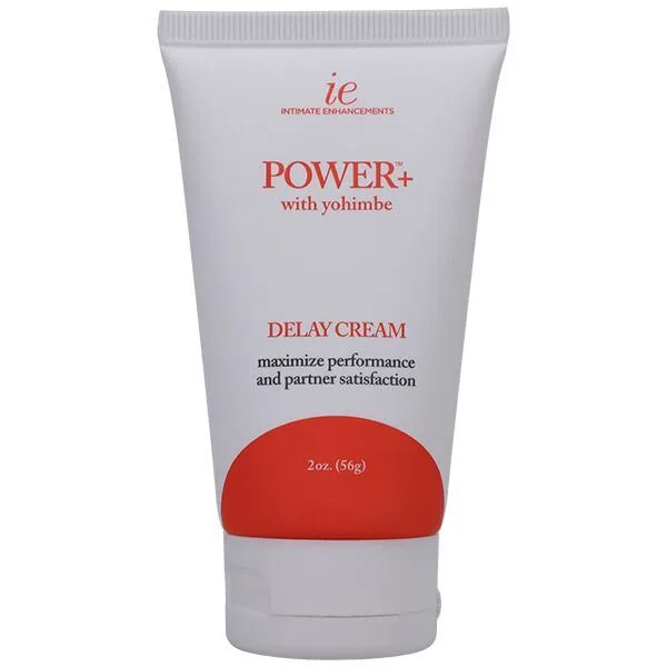 Мощный крем-пролонгатор Doc Johnson Power+with Yohimbe Delay Cream, экстракт Йохимбе, 56 г