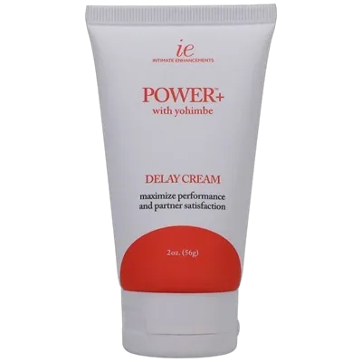 Потужний крем-пролонгатор Doc Johnson Power+with Yohimbe Delay Cream, екстракт Йохимбе, 56 г