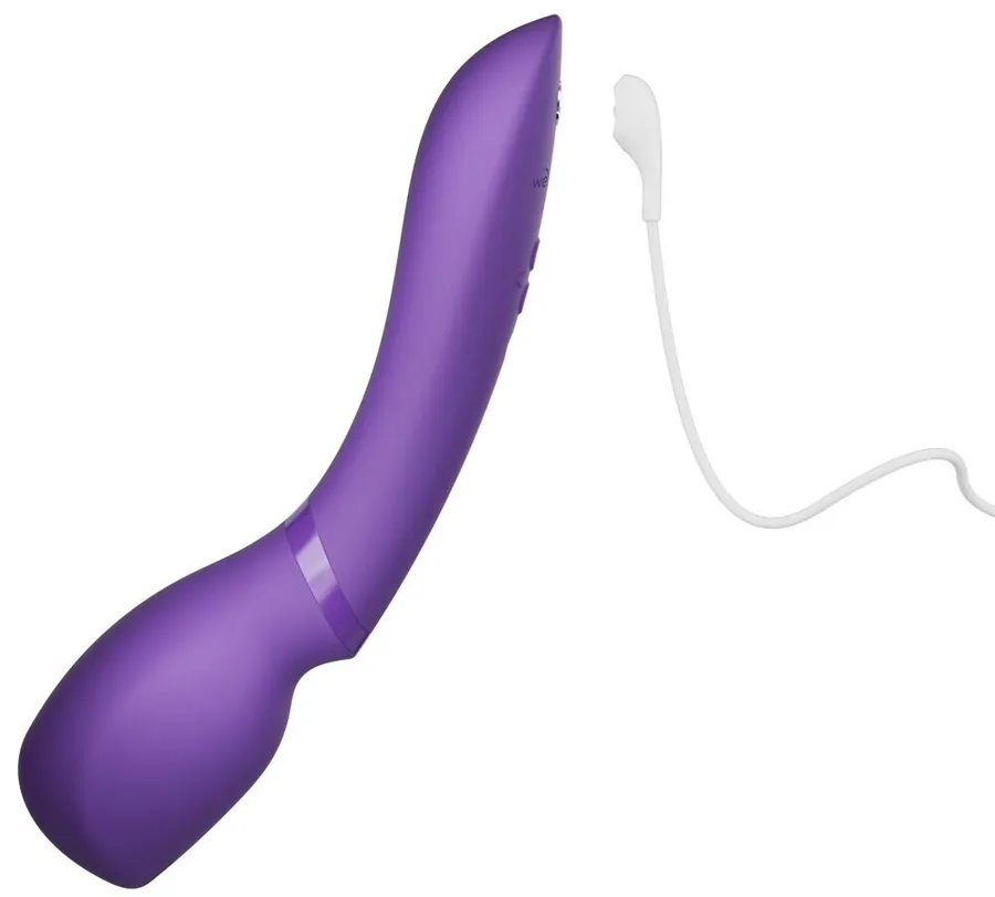Смарт-вібромасажер We-Vibe Wand 2 Purple, дуже потужний, функція Smart Silence