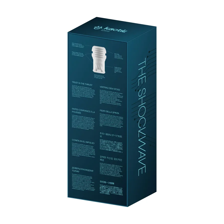 Смарт-мастурбатор Kaotik Labs The Shockwave, режим edging, імітація фрикцій