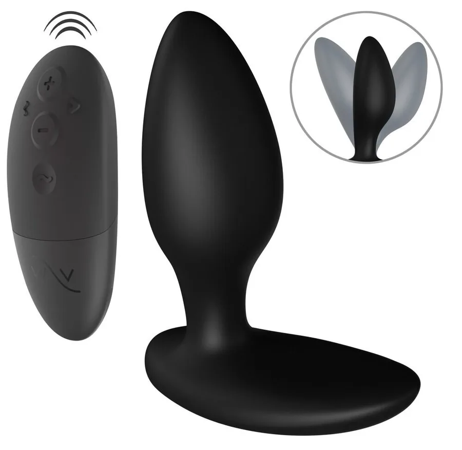 Анальная смарт-вибропробка We-Vibe Ditto+ Satin Black с пультом ДУ