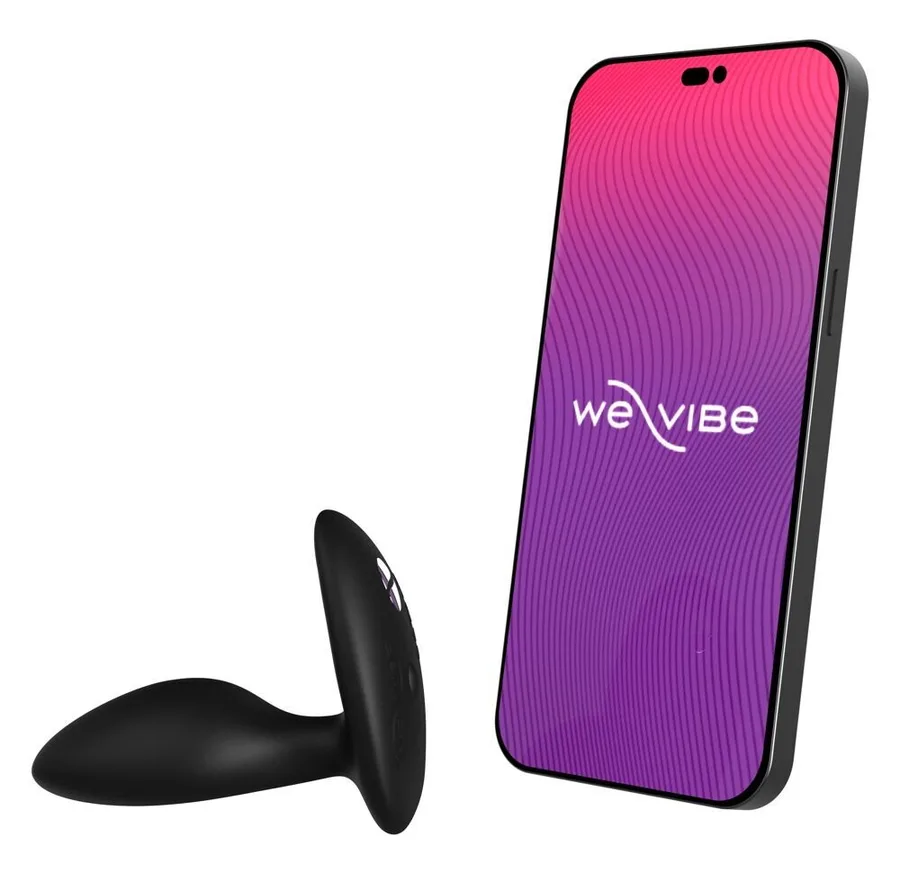 Анальная смарт-вибропробка We-Vibe Ditto+ Satin Black с пультом ДУ