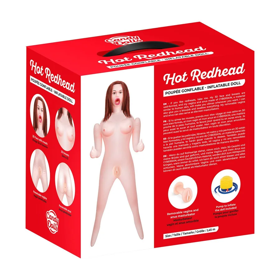 Надувна лялька Candy Dolls Hot Redhead (м'ята паковання!!!)