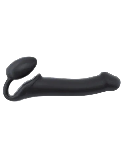 Безремінний страпон Strap-On-Me Black XL, повністю регульований, діаметр 4,5 см