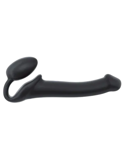 Безремінний страпон Strap-On-Me Black M, повністю регульований, діаметр 3,3 см
