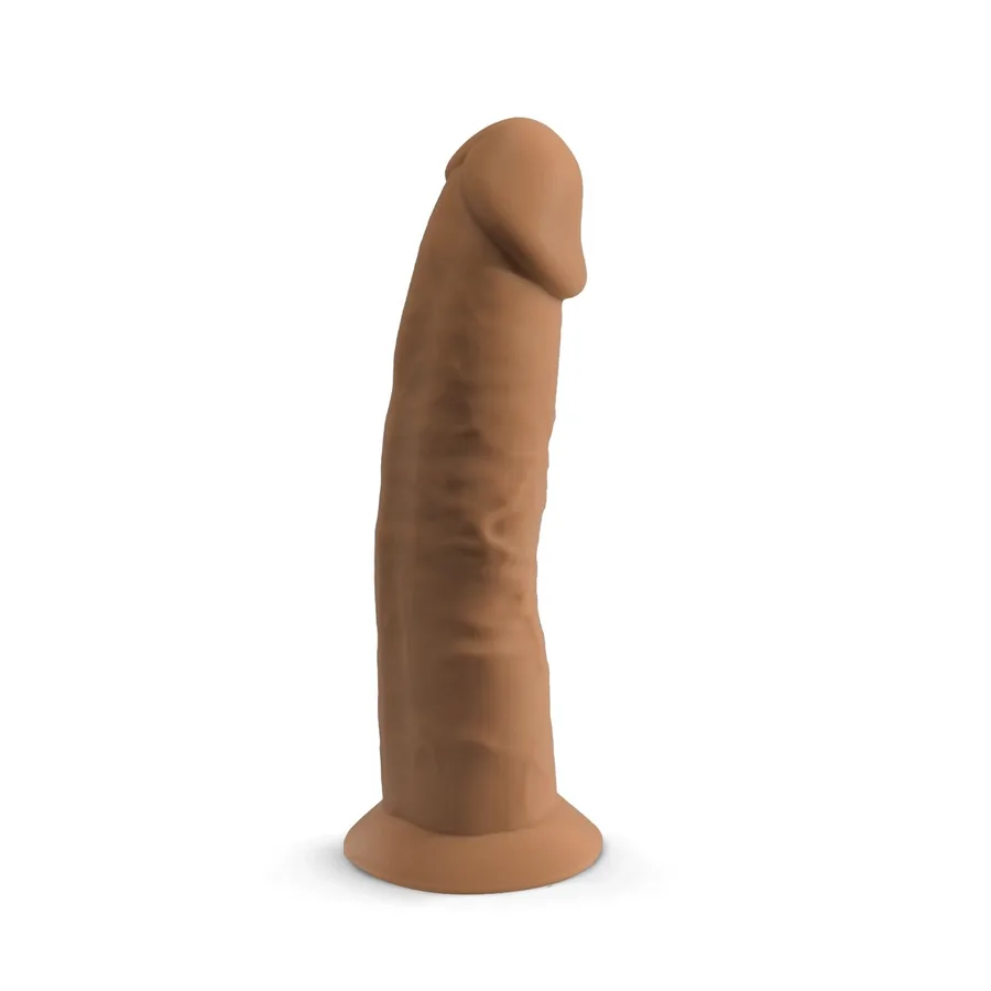 Фалоімітатор SilexD Henry Caramel (MODEL 2 size 7.5in), двошаровий, силікон + Silexpan, діаметр 4,8 см