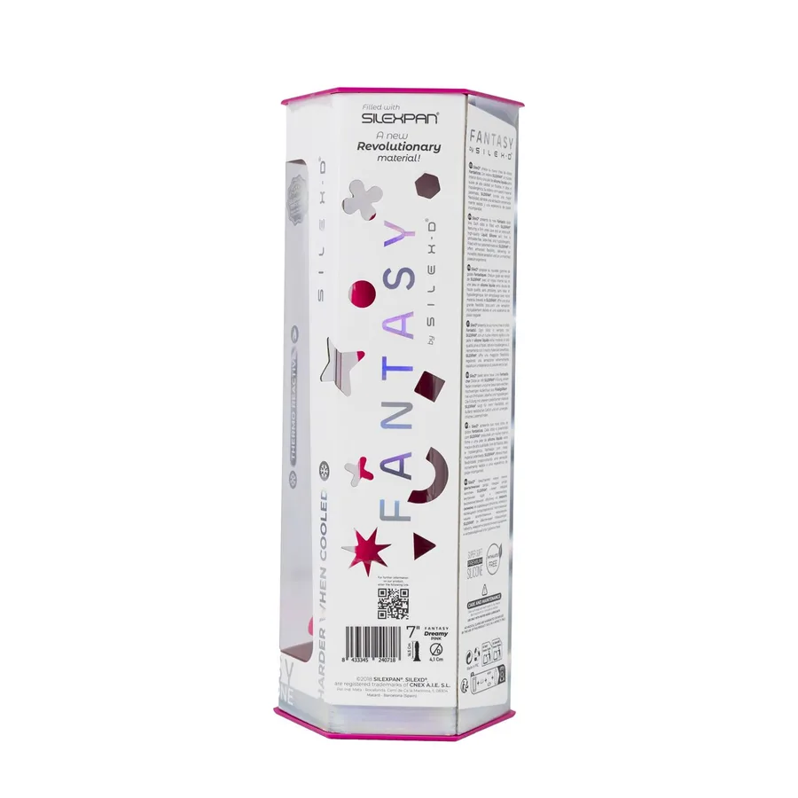 Фалоімітатор SilexD Fantasy Liquid Silicone Dreamy 7in Pink