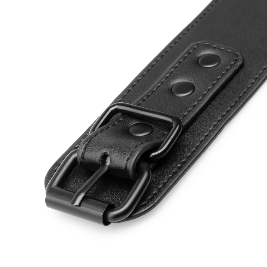 Наручники Bedroom Fantasies: Faux Leather Handcuffs One Size, черные