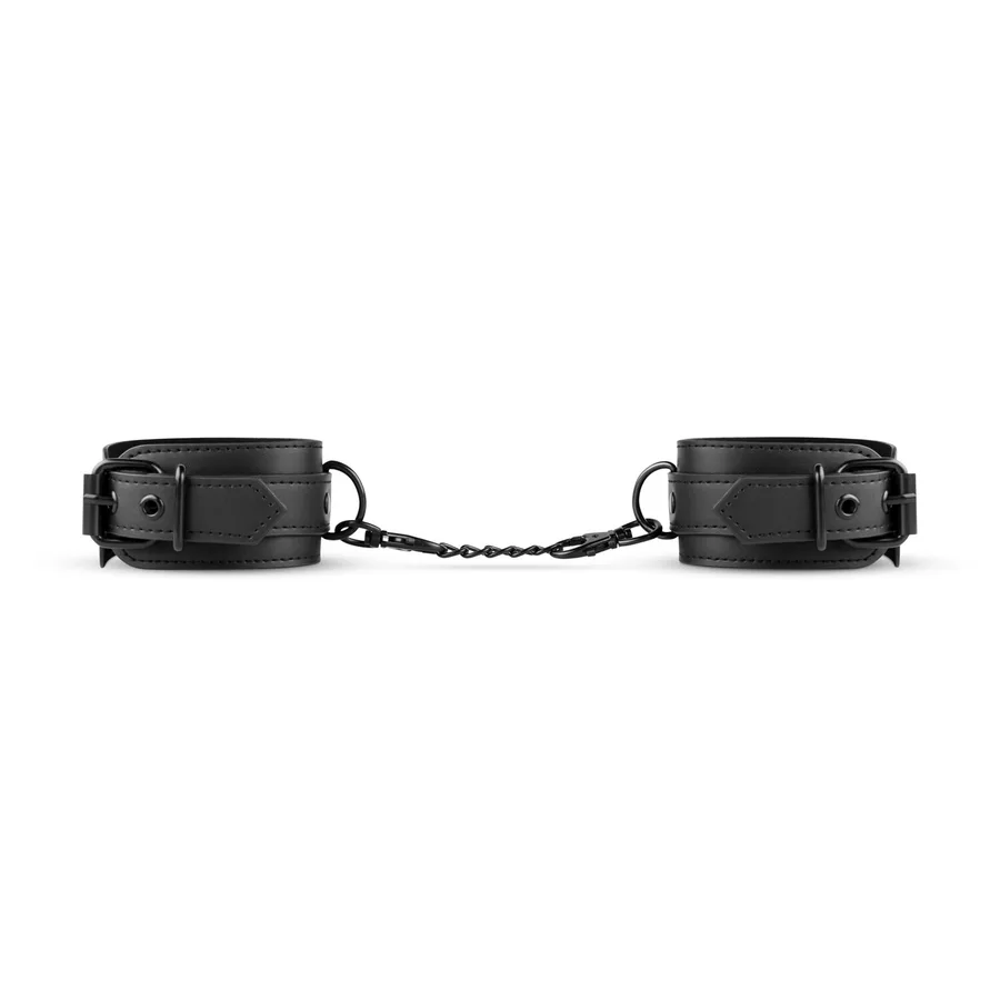 Поножі Bedroom Fantasies: Faux Leather Ankle Cuffs, чорні