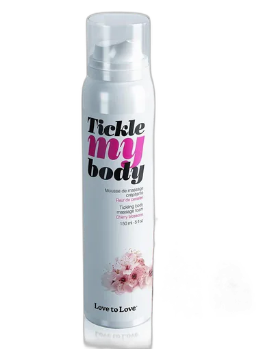 Массажная пена Love To Love TICKLE MY BODY Cherry Blossom (150 мл) увлажняющая
