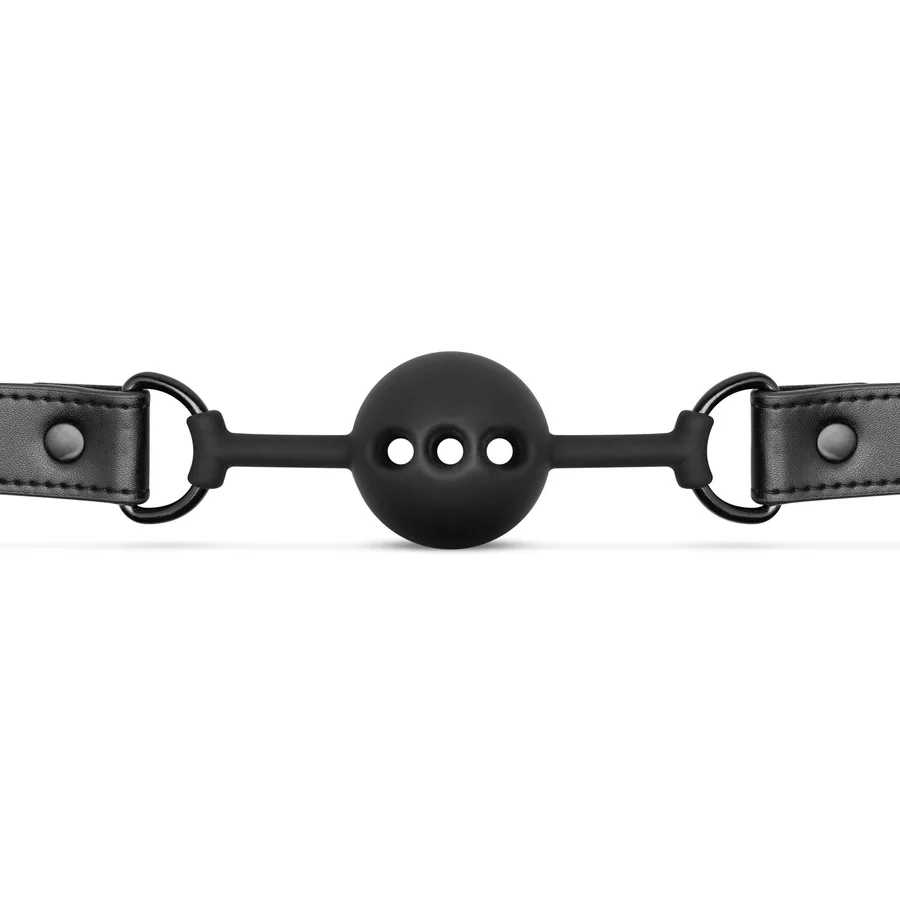 Воздухопроницаемый кляп Bedroom Fantasies: Breathable Silicone Ball Gag, черный