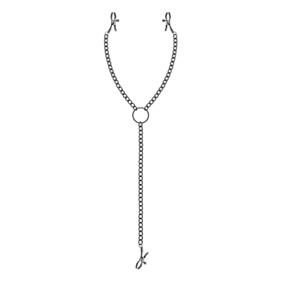 Затискачі для сосків та клітора Bedroom Fantasies: Nipple & Clitoral Clamps, чорні