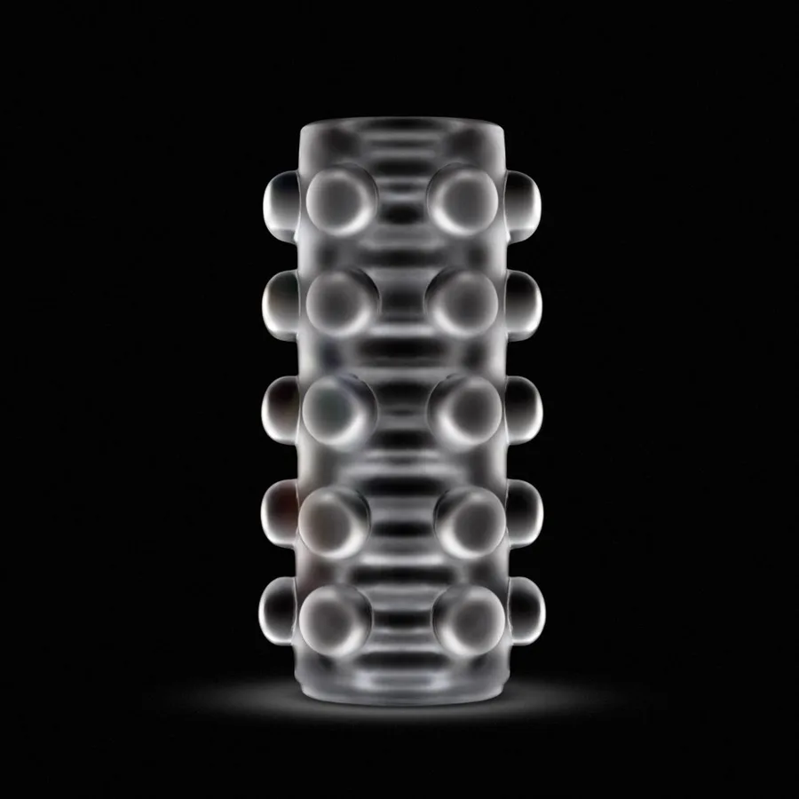 Мастурбатор Blush Rize – Swich Glow in the Dark Masturbator Clear, двосторонній, світиться в темряві