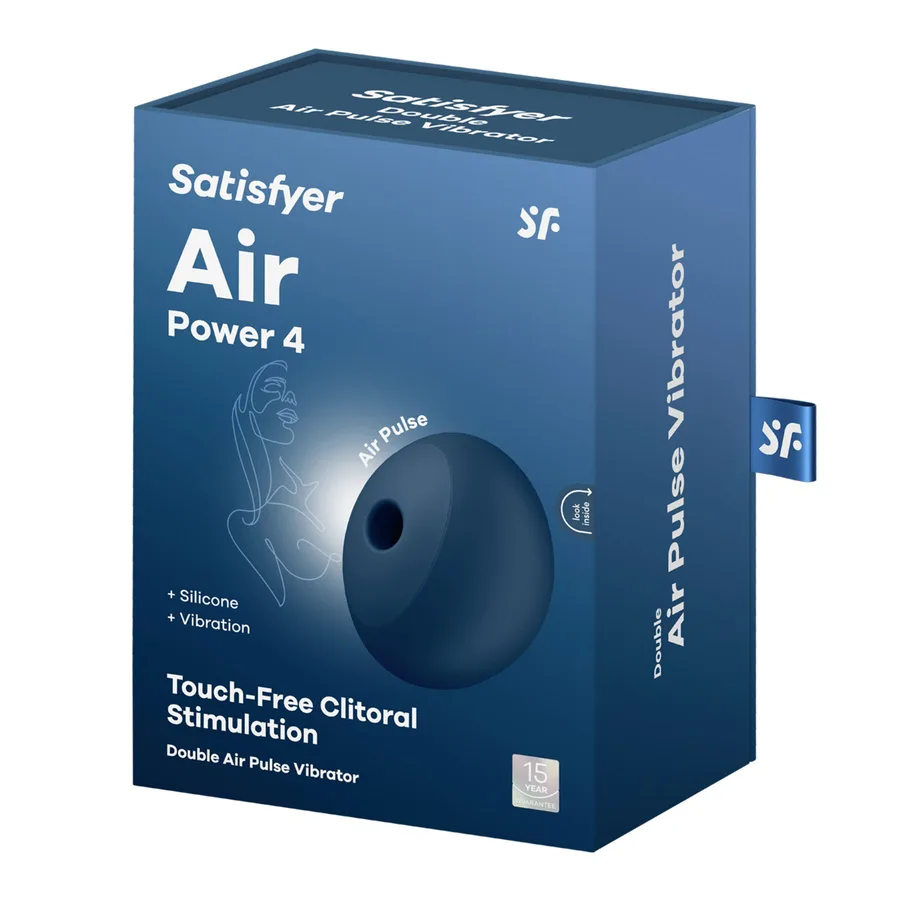 Вакуумний стимулятор з вібрацією Satisfyer Air Power 4, потужний та тихий