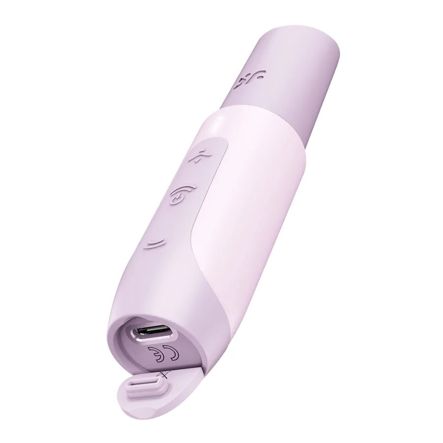 Вакуумний стимулятор Satisfyer Secret Kiss, магнітна технологія 3D Air Pulse, 30 режимів, кришечка