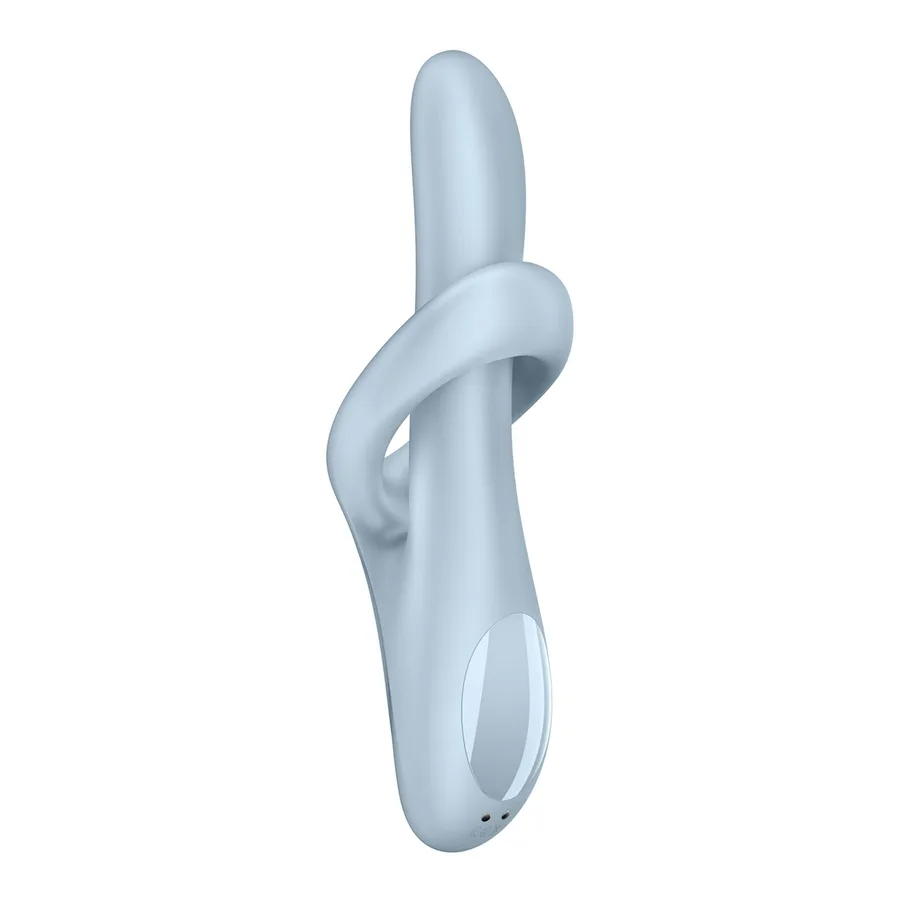 Вибратор с ротацией Satisfyer Heat Flex 4 Blue, подогрев до 39°C