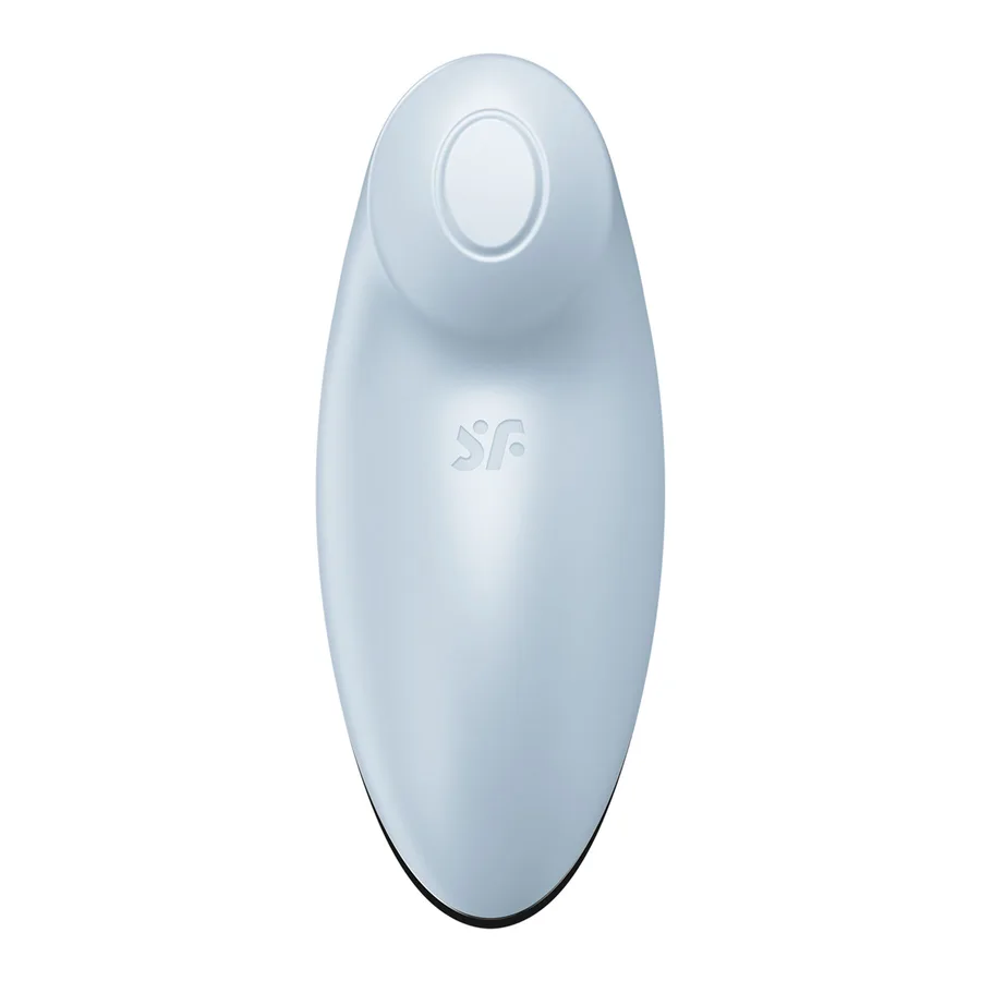 Вибростимулятор-пульсатор Satisfyer Tap & Climax 2 Blue, эффект постукивания пальцем