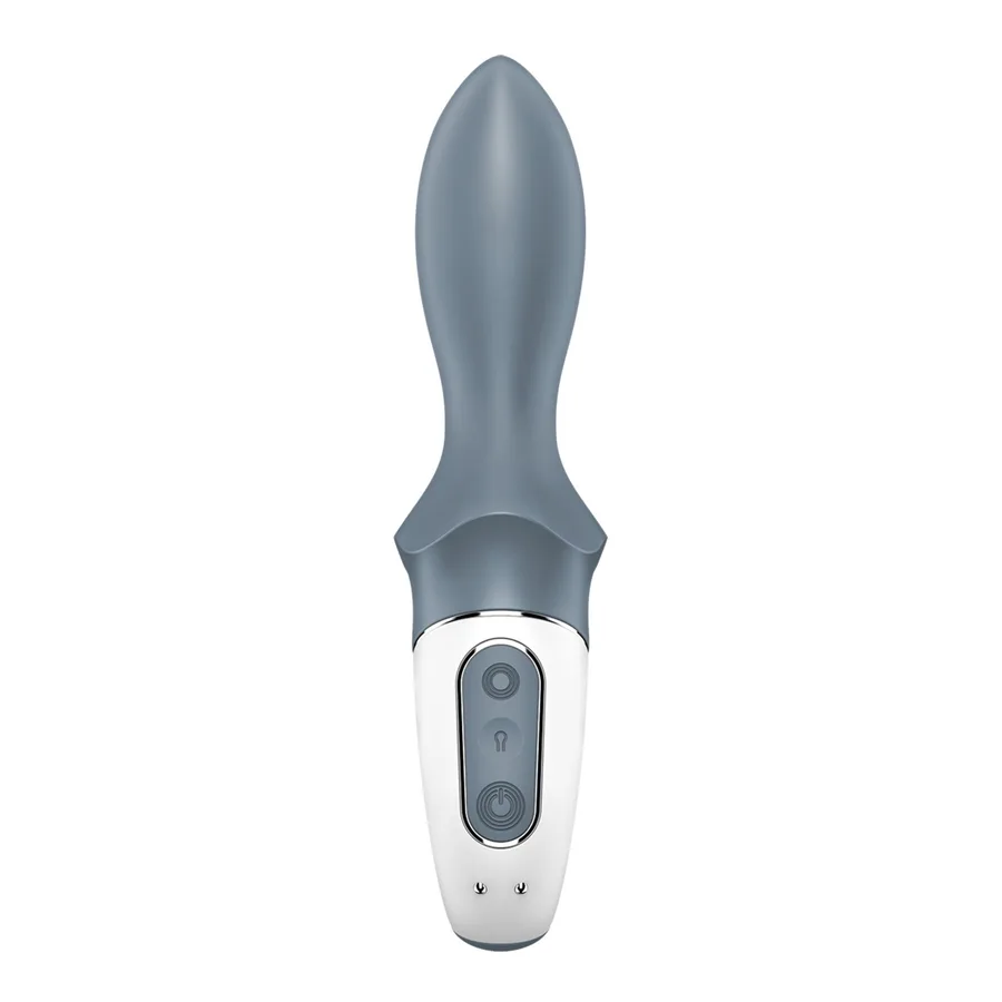Анальный надувной вибратор Satisfyer Air Pump Booty 1, гибкий ствол